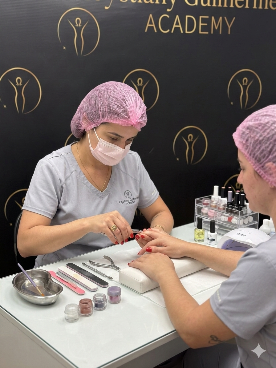 Prática de Manicure na Academia